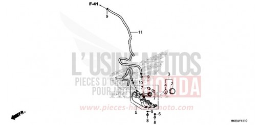 RESERVOIR DE RESERVE CRF450LK de 2019